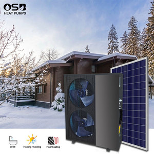 Chauffe-eau commercial à pompe à air avec onduleur, alimentation solaire et électrique, R290/R32, 8-18 kW, <span class=keywords><strong>chauffage</strong></span>/refroidissement pour usage extérieur - Product Image 1