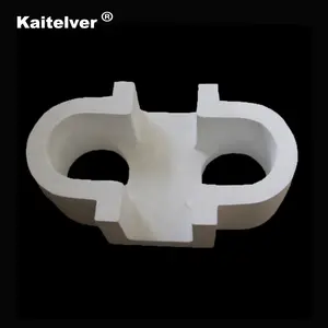 Custom made special shaped refractory ceramic aluminum silicate distribution plate manufacturer