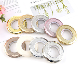 Kim Cương Edged <span class=keywords><strong>Curtain</strong></span> Khoen Nhựa <span class=keywords><strong>Curtain</strong></span> Grommets Dây Giày Nhẫn Cho Rèm Cửa Sổ - Product Image 4
