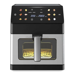 Aifa Home usando 6L 8L OEM ODM Arriba y abajo fiebre Cuadrado Alta calidad 2 elementos calefactores Freidoras de aire multifunción con mango - Product Image 3