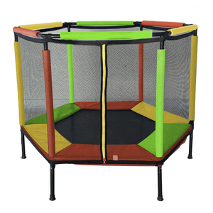 Trampolín Infantil <span class=keywords><strong>de</strong></span> Alta Calidad CreateFun con Red <span class=keywords><strong>de</strong></span> Seguridad, Rebotador Interior y Exterior <span class=keywords><strong>para</strong></span> Niños <span class=keywords><strong>de</strong></span> 3 a 6 Años, Equipo <span class=keywords><strong>de</strong></span> <span class=keywords><strong>Ejercicio</strong></span> Físico - Product Image 5