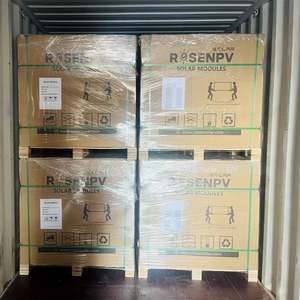 แผงโซลาร์เซลล์แบบสองหน้ากระจกสองชั้นสีดำทั้งหมด ขนาด 430W-720W ประสิทธิภาพ 23.2% - Product Image 1