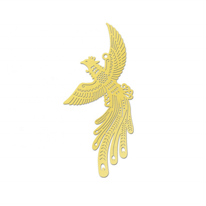 ที่คั่นหนังสือโลหะทองเหลืองสลักลายมังกรและนกฟีนิกซ์แบบกำหนดเอง - Product Image 5