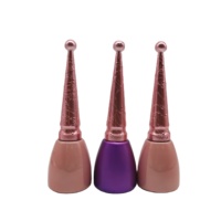 Emballage de vernis à ongles en gel personnalisé populaire de 10 ml et 15 ml, flacon en verre de luxe