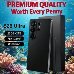 Teléfono Móvil S26 Ultra Global 5G de Calidad Premium, 7.7 <span class=keywords><strong>Pulgadas</strong></span>, 22GB+2TB, Pantalla LCD de 144Hz, Último Procesador, S-Pen, Android 15, Desbloqueado - Product Image 1
