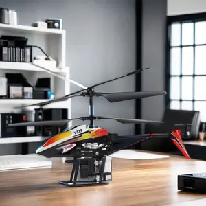 Helicóptero Wltoys V319 RC, avião de brinquedo 2.4G, controle remoto 5CH, helicóptero de brinquedo com spray de luz, rádio de água, brinquedo de venda imperdível
