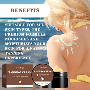 Crema Bronceadora con Glicerina de Coco y Vitamina C, Color Caramelo, Ayuda a Iluminar, Hidratar, Nutrir <span class=keywords><strong>la</strong></span> <span class=keywords><strong>Piel</strong></span>, Suavizar y Unificar el Tono, Aspecto Natural - Product Image 2