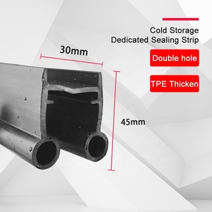 Joints de <span class=keywords><strong>porte</strong></span> en TPE épaissis à double trou, joints en <span class=keywords><strong>caoutchouc</strong></span> <span class=keywords><strong>pour</strong></span> <span class=keywords><strong>porte</strong></span> <span class=keywords><strong>coulissante</strong></span> de chambre froide - Product Image 2