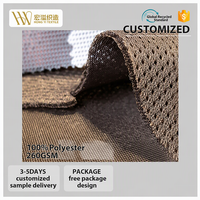 Tissu en maille tricotée chaîne 100 % polyester de haute qualité, ODM & OEM, pour la sublimation par transfert thermique, idéal pour les languettes et empeignes de chaussures de sport, d'extérieur et de basketball