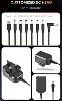 Alimentation à découpage murale UKCA 5V 2A 3A, adaptateur AC/DC 9V 12V 1A 2A 2.5A pour caméra, boîtier TV, lampe, adaptateur 5V 3A
