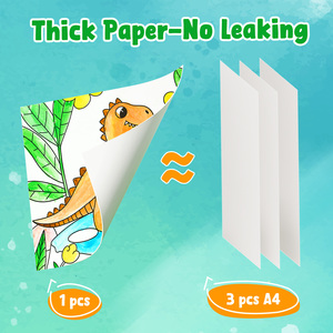 Набор для рисования Joycat: популярный мультяшный альбом для раскрашивания и рисования, акварельные карандаши и бумага для детей - Product Image 6