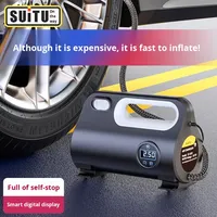 High-Power Portable Smart Inflator Cross-Border ABS New Car Air Pump with Digital Display for Tire Inflation