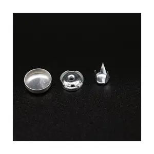 Factory Outlet Aluminum ball fabric covered button with needle baseball hat top button