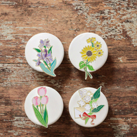 Broche en métal en alliage de zinc plaqué or, impression UV, motif floral personnalisable, design ange, fruit, amour, pour vêtements féminins et étudiants