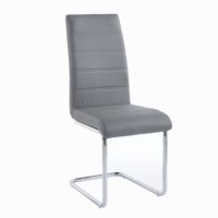Chaises de salle à manger en cuir empilables, élégantes, modernes et imperméables pour la maison, le bureau, la maison, le restaurant, l'hôtel, la décoration