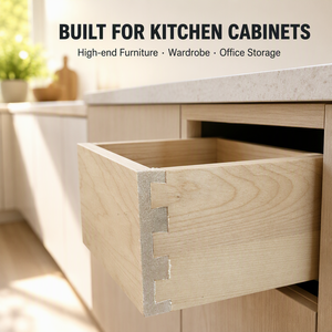 Material <span class=keywords><strong>de</strong></span> <span class=keywords><strong>Madera</strong></span> Maciza para Cajones, <span class=keywords><strong>Madera</strong></span> <span class=keywords><strong>de</strong></span> Abedul con Protección UV, Duradero y Ajustable, para Gabinetes <span class=keywords><strong>de</strong></span> Estilo Moderno, etc. - Product Image 2