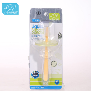 Sécurité Poignée Souple Flexible multifonctionnel En Caoutchouc <span class=keywords><strong>Silicone</strong></span> <span class=keywords><strong>Dentition</strong></span> Bébé Formation Brosse À Dents Bébé - Product Image 6