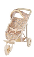 Joli petit jouet pour bébé, jouet à trois roues, cadeau pour enfants, fabrication sur mesure, prix bas, poussette en métal pour enfants
