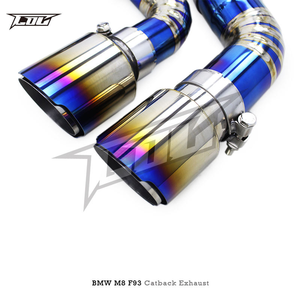 Sistema de Escape Catback Boska Titanium Valvetronic para BMW M8 F91/F92/F93 4.4T S63 2017-2024, Deportivo, con Cuatro Salidas y Control Remoto - Product Image 6