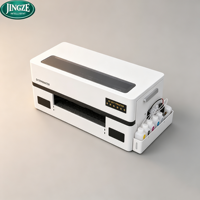 Mini imprimante DTF de bureau A3 à tête unique XP600 avec écran LED intelligent, machine de transfert thermique numérique pour l'impression de chaussettes