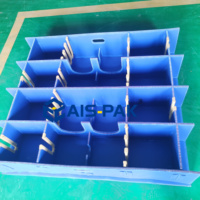 Boîte de séparation en plastique ondulé PP pour palettes de stockage