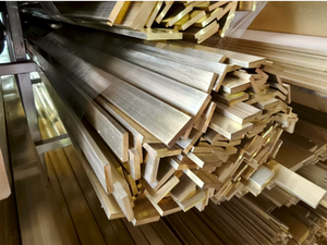 Spot Supply 2*25mm 2*30mm Messings tange Nicht standard mäßige 59 Messings tange Dekorative Stange aus reinem Messing - Product Image 4