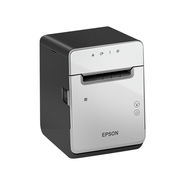 High Speed 203Dpi TM-L100 Liner-free Thermal Label Printer Linerless Printer for Retail Store Catering Shop with Auto Cutter