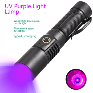 Lampe torche UV 15W 365nm en alliage d'aluminium, LED industrielle IP65, rechargeable par USB, faisceau réglable, détecteur <span class=keywords><strong>de</strong></span> lumière noire pour <span class=keywords><strong>minerai</strong></span> et animaux <span class=keywords><strong>de</strong></span> compagnie - Product Image 2