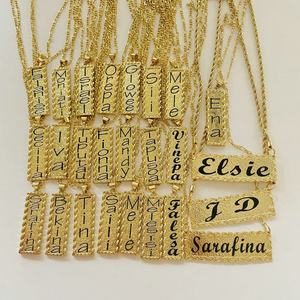 Itfabjx120 — bijou Vertical personnalisé, collier en émail, corde de fleur, chaîne, idée cadeau d'anniversaire, remise en gros, pour garçons, femmes - Product Image 4