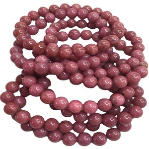 Pierres précieuses en <span class=keywords><strong>Rhodonite</strong></span> naturelles, vente en gros, cm, ligne noire, bijoux - Product Image 1