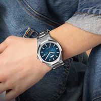 Montres automatiques Miyota 8215 42 mm haut de gamme en stock, logo personnalisé OEM ODM, acier inoxydable 316L, montre mécanique