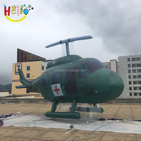 Helicóptero Inflable Gigante Personalizado para Eventos Publicitarios