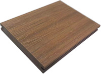 Cubiertas de madera impermeables ecológicas para exteriores, cubiertas compuestas con tapa de coextrusión de madera para decoración exterior