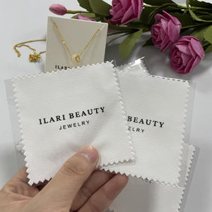 Toptan özel lüks takı parlatma temizleme bezi - Product Image 6