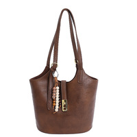Nouveaux sacs à main portables durables et tendance pour femmes, sacs seau avec fermeture à glissière et doublure en polyester