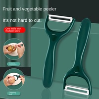 RTS Multifunctionele roestvrijstalen plastic groenteschiller handmatige keukenaccessoires voor het snijden van meloen, fruit, aardappel, appel en citrusrasp