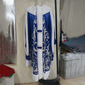 Set Costume <span class=keywords><strong>da</strong></span> Babbo Natale con Cappello, Cappotto, 2 Paia di <span class=keywords><strong>Guanti</strong></span>, Grande <span class=keywords><strong>Sacco</strong></span> Regalo e Barba in Poliestere - Product Image 5