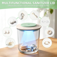 Stérilisateur UV portable pour tasses, désinfection rapide en 3 minutes, lampe UV intégrée pour tasses, verres, bouteilles, maison, cuisine
