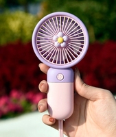 Mini ventilateur portable-Ventilateur de poche pour femmes filles enfants intérieur extérieur voyage rose
