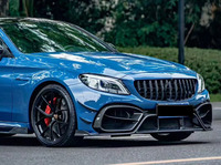 Nouveau kit carrosserie en fibre de carbone pour Mercedes-Benz Classe C W205 C Coupé, pare-chocs avant/arrière améliorés, avec découpes pour échappement à fixation par boulons