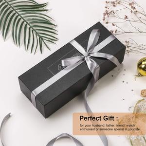 6-slot Brown Faux <span class=keywords><strong>Leather</strong></span> hộp đồng hồ tổ chức Real Glass Top hiển thị trường hợp đối với nam giới và phụ nữ Đối với trang sức lưu trữ - Product Image 4