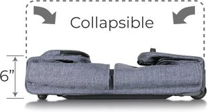 Free Sample Personalized Collapsible Large Rolling Duffel <b>Bag</b> with <b>Garment</b> Rack <b>Travel</b> Rolling Dance Costumes <b>Bag</b> with Rack - Product Image 5