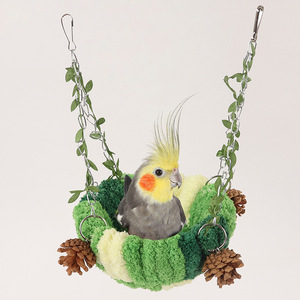 Nid douillet et lit balançoire pour oiseaux de petite taille, nichoir de reproduction pour Conure, Parrotlet, Lovebird - Product Image 1