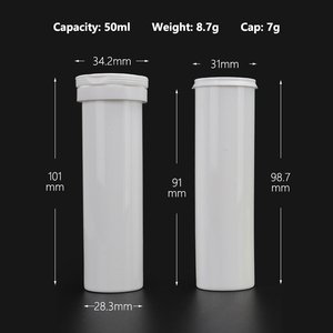 50ml 75ml PE <strong>Plastic</strong> <strong>Effervescent</strong> <strong>Tablet</strong> Tubes with Lids Empty <strong>Plastic</strong> <strong>Containers</strong> for Vitamin C <strong>Effervescent</strong> <strong>Tablet</strong> Packaging - Product Image 3