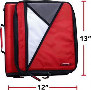 Échantillon Gratuit - Classeur Ignifuge A4 avec Fermeture Éclair, Fournisseur Certifié BSCI, Idéal pour Bureau et École, Classeur Extensible Coloré - Product Image 2