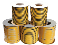 Bande d'étanchéité en mousse EPDM en forme de E, adhésive, résistante aux intempéries, pour porte et fenêtre