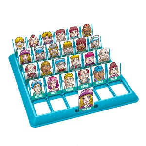Nuevo diseño rojo <span class=keywords><strong>azul</strong></span> doble rompecabezas adivina quién soy juego con amigos adivina quién soy juego juguetes para niños entrenamiento de memoria - Product Image 2