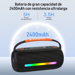 Altavoz Inteligente Inalámbrico con Subwoofer para Fiestas al Aire Libre Booms 360 de Alta Potencia, RGB, BT5.1, USB, AUX, con Batería, Éxito de Ventas 2025 - Product Image 2