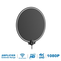 ANTUKO Externe HDTV Digitale Innen-TV-Antenne mit Verstärker für Android TV Box CE/FCC/ROHS-Zertifizierung VHF/UHF Frequenzbereich