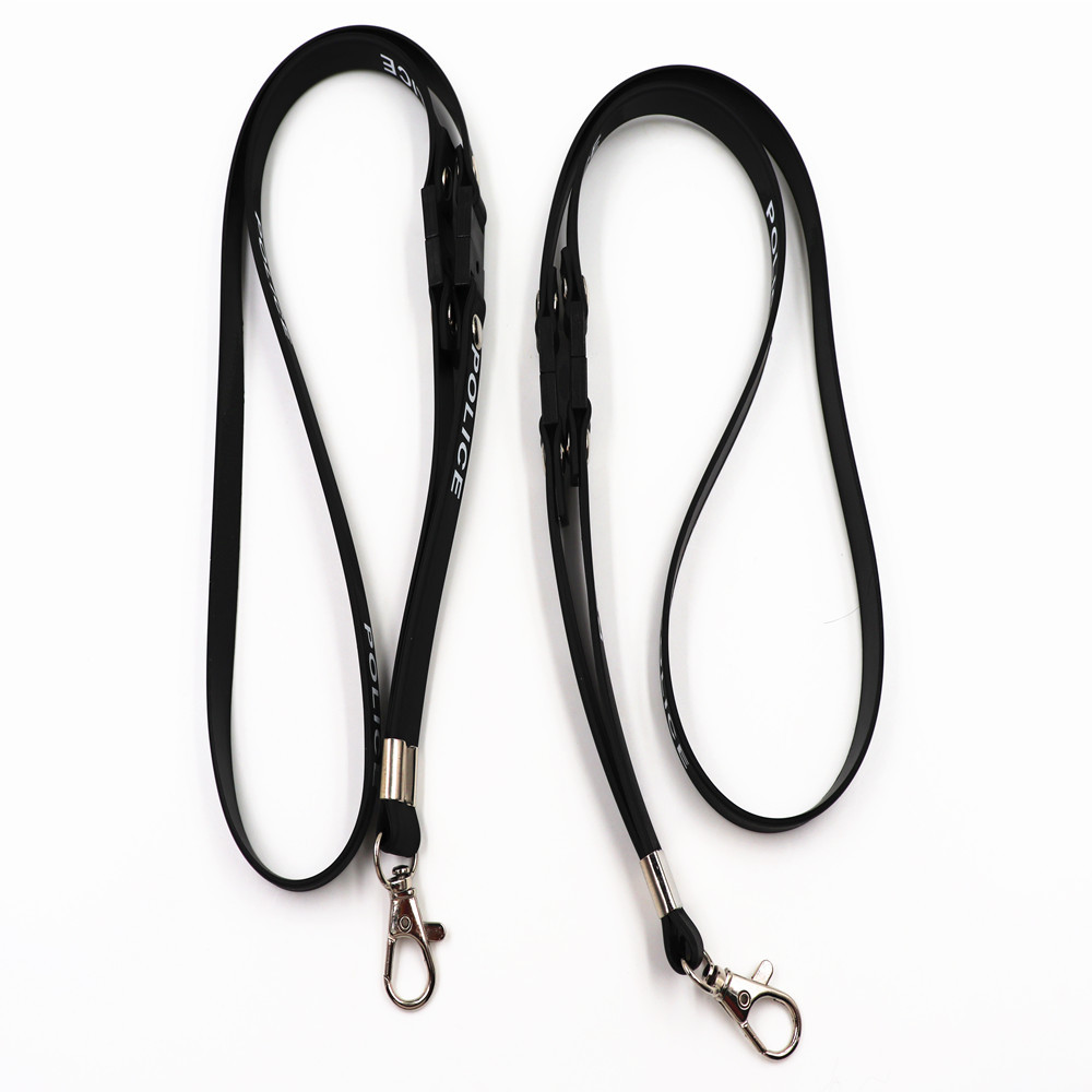 2022 New Wholesale Silicone Beads Monogrammed Wooden Disc Pendant Necklace Teacher Lanyards